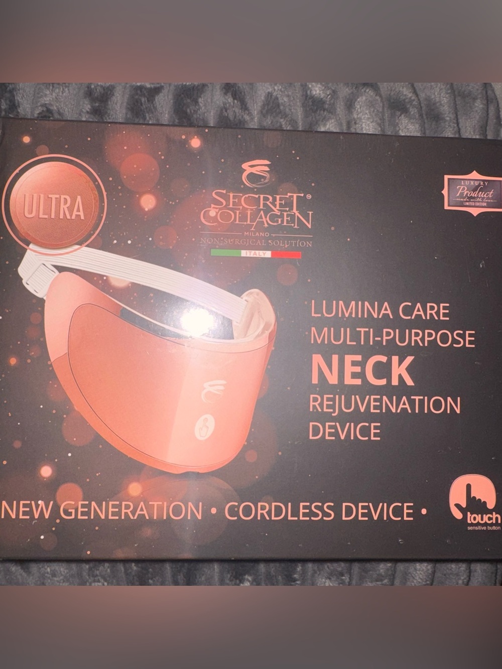 Secret Collagen Lumina Care Multi-Purpose Neck Rejuvenation Device (ULTRA)- NIB